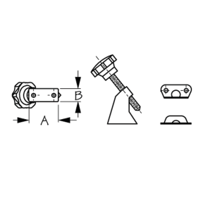 dimensions of Sea-Dog Line Hatch Latches