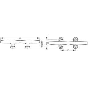 Heavy Duty Open Base Cleat