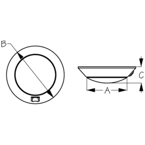 diagram of Sea-Dog Line LED Dome Light