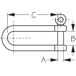 Long D-Shackle