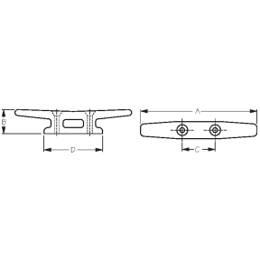 Open Base Cleat