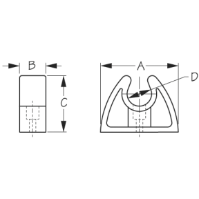 Pole Storage Clip
