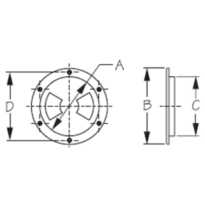 Quarter Turn Deck Plate
