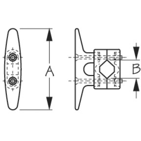 Rail Mount Cleat