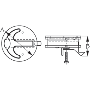 Round T-Handle Latch