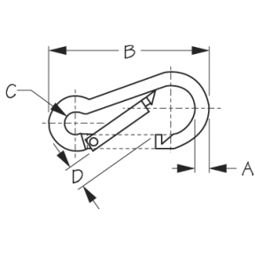 Mild Steel Snap Hook