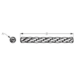 diagram of Sea-Dog Line Solid Braid Nylon Bulk Cordage