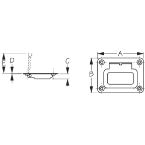 Spring-Loaded Flush Hatch Handle
