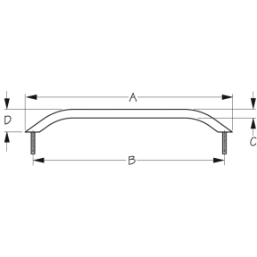 Stud Mount Hand Rail