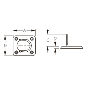 Surface Mount Lift Ring