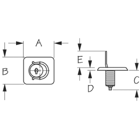 Surface Mount Locking Lift Ring