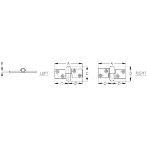 Take-Apart Knuckle Hinge