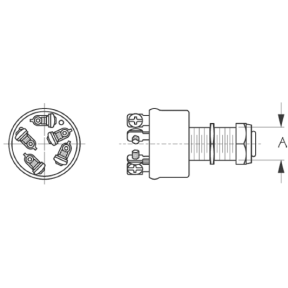 Three Position Ignition Switch - Magneto Style