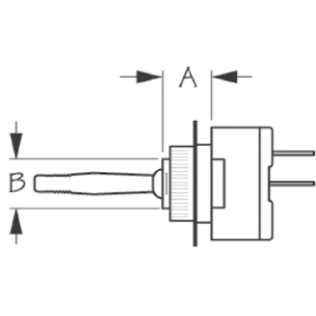 Two Position Toggle Switch