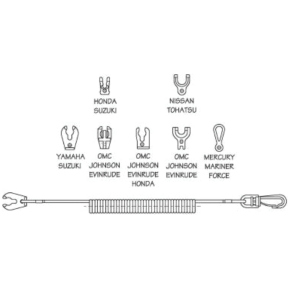 Lanyard for Universal Kill Switch - with 7 Keys