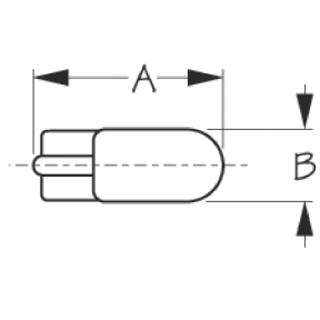Wedge Base Light Bulb