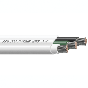 Marine Flat Triplex Wire - Black/Green/White