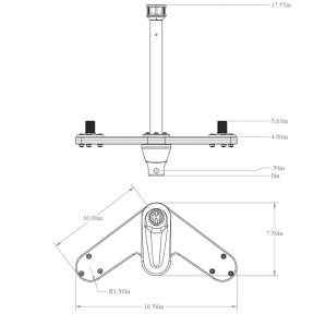 Light Bar Top with an LED Light