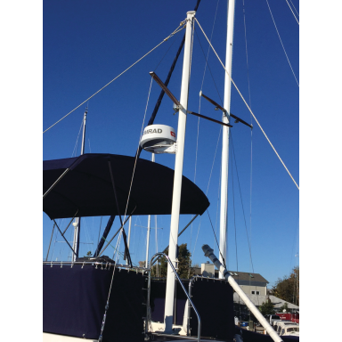 Mast Mount Platform for 18" Radomes & Satdomes