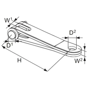 diagram of Selden Eye/Fork Extension Link