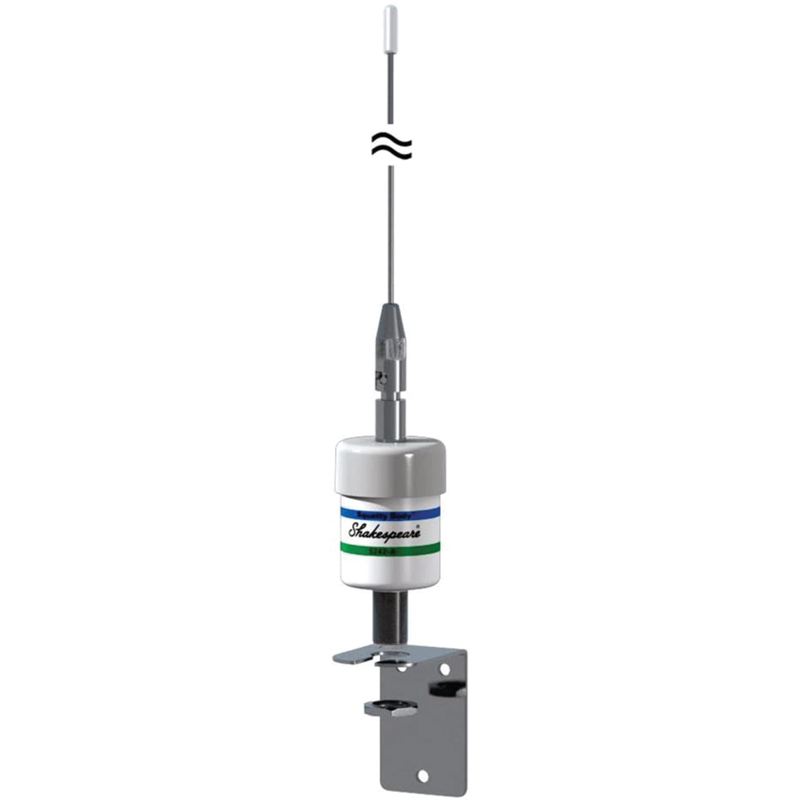 5242-A SS Whip Low Profile End-Fed VHF Antenna with Quick Disconnect