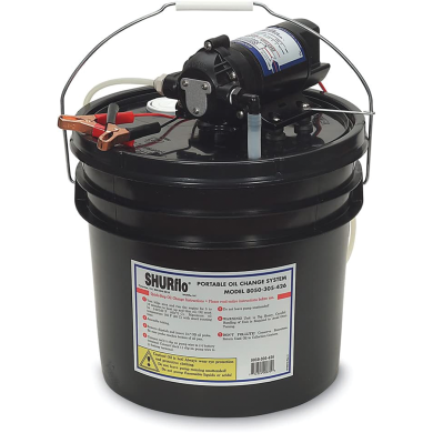 Oil Change System with Bucket