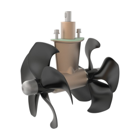 Side-Power (SLEIPNER) Complete Gear Leg with Propellers - for SP75, SE80, SP95, SE100
