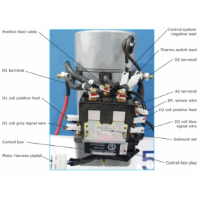Location Illustrated of Sleipner Side-Power Thruster Electronic Control Box with IPC