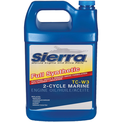 gallon of Sierra TC-W3 Outboard Engine Oil