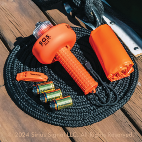 C-1003 SOS Distress Light, Flag & Whistle