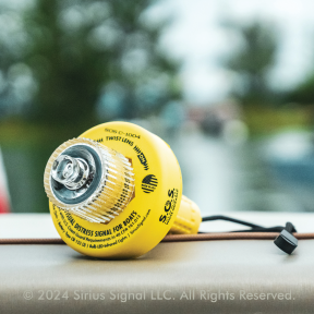 C-1004 SOS Distress Light, Storage Mount, Display Mount & Flag