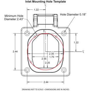 BM30PB | 30 Amp - Non-Metallic Inlet - Black