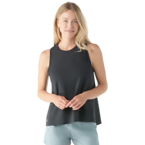 sw002374001-front of Smartwool Women's Active Mesh High Neck Tank
