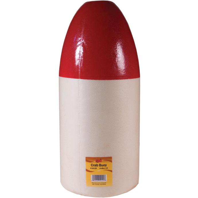 Crab Trap Jumbo Float - Red / White