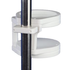 back of SnapIt V004 Dual Convertible Drink Holder with 1" Dia UniClamp