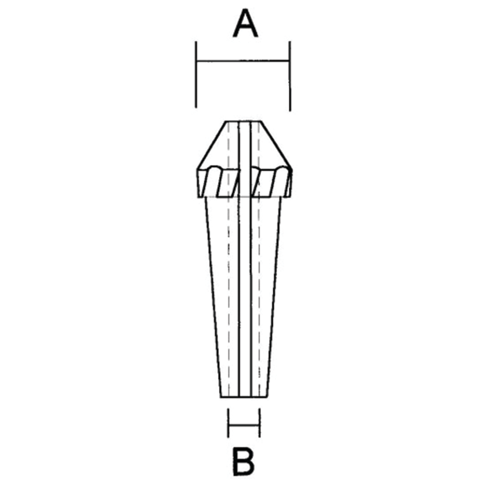 Dimensions of STA-LOK Sta-Lok Wedges - for 7-Strand Wire