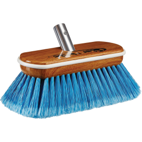 8" Premium Wash Brush - Synthetic Wood Block w/ Bumper