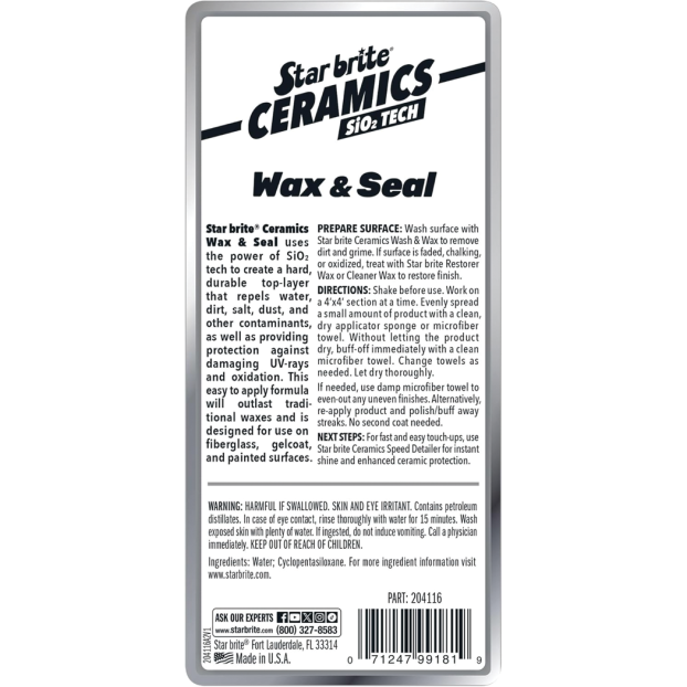 Ceramics Wax & Seal