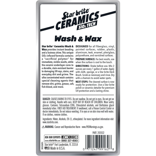Ceramics Boat Wash & Wax