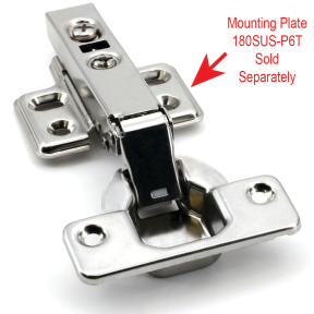 Concealed Hinge - Stainless Steel Soft/Self Close