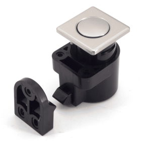 dpl-sq-sn1 of Sugatsune Square Push Knob - Satin Nickel