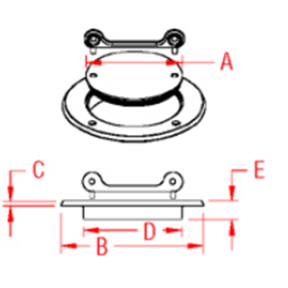diagram of Suncor Access Hatch & Frame