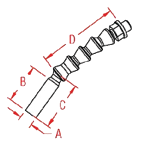 Dimensions of Suncor Tri Star LED Light - with Stalk