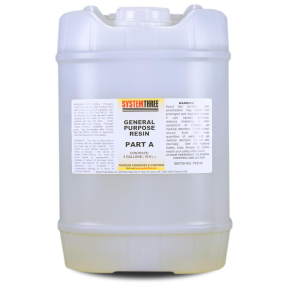 five gallon of System Three Resins General Purpose Epoxy - Resin