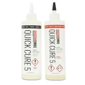 1000k16 of System Three Resins Quick Cure 5 Minute Epoxy Set - Liquid Form