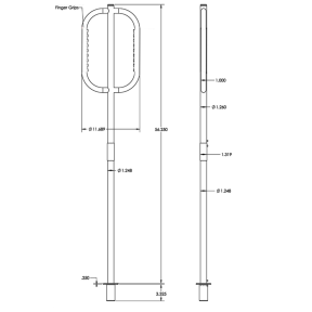 diagram of Taco Come On Board Handle