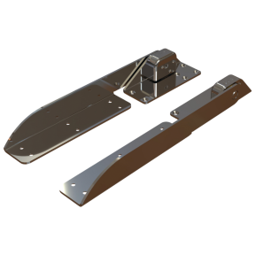 Command Ratchet Hinge, 18-1/2" with Hard Stop