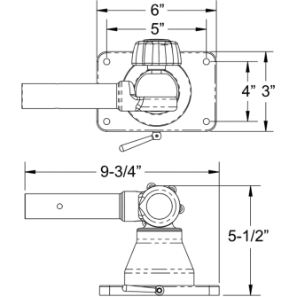 Grand Slam 170 Outrigger Top Mount