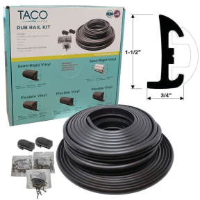 Taco Semi-Rigid Vinyl Rub Rail Kit
