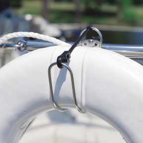 Stainless Steel Life Ring Holder